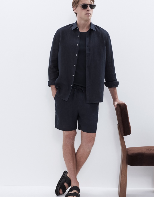 UNISON - Linen Pull On Short