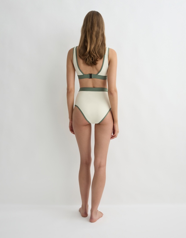 BONDI BORN - Hayden Bikini Top - Sage (Sculpteur®)