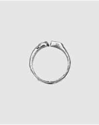 Haze & Glory - ICONIC EXCLUSIVE - Ring Men Lava Wrap 925 Sterling Silver
