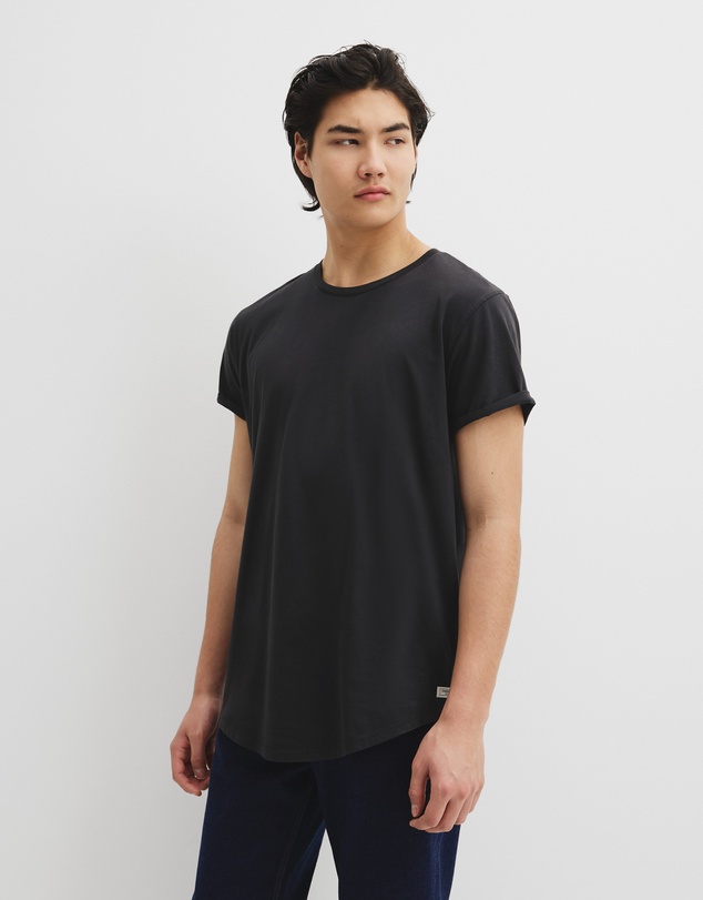 Country Road - Australian Cotton Longline Garment Dye T-shirt