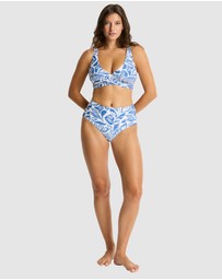 Sea Level Australia - Reef Cross Front Tie Back Bra Top
