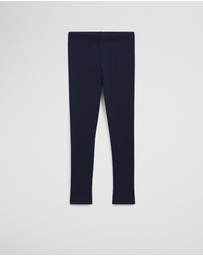 Country Road - Organically Grown Cotton Blend Solid Rib Legging