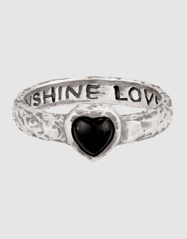 Haze & Glory - ICONIC EXCLUSIVE - Ring Men Onyx Hearty 925 Sterling Silver