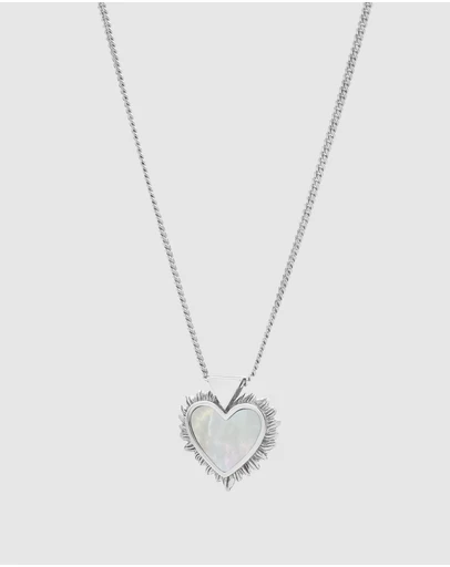 Karen Walker - Flaming Mother of Pearl Necklace 45cm