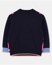 Billieblush - Fine Knit Butterfly Pullover - Kids-Teens