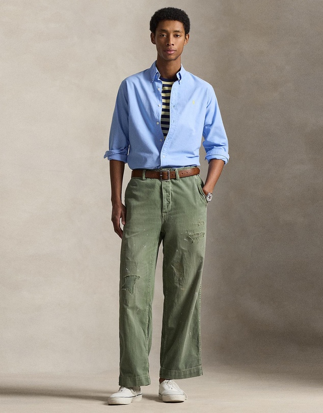 Polo Ralph Lauren - Custom Fit Garment-Dyed Oxford Shirt - ICONIC EXCLUSIVE