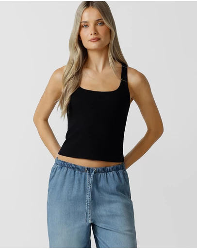 Lorna Jane - Off Duty Rib Bra Tank Combo