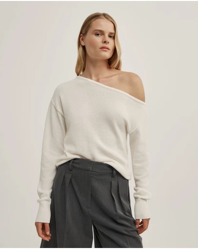 Witchery - Asymmetric Long-sleeve Knit