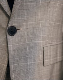 Oxford - Ebony Pure Wool Suit Jacket