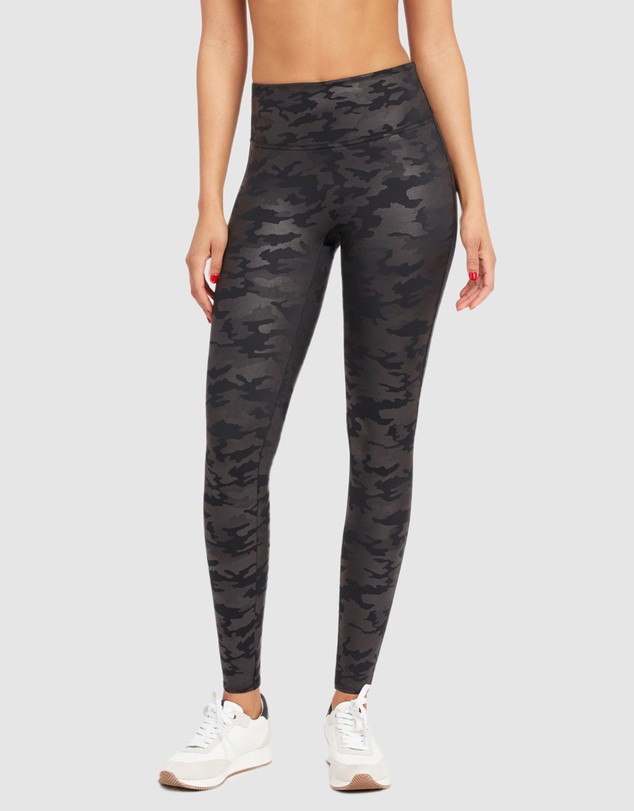Spanx - Faux Leather Camo Legging