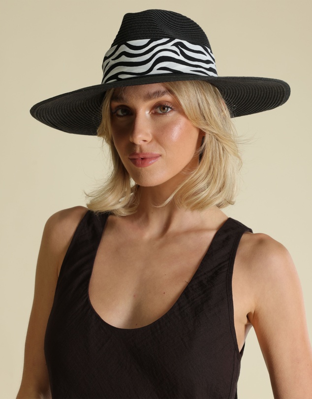 Morgan & Taylor - Archer Short-Back Fedora in Black