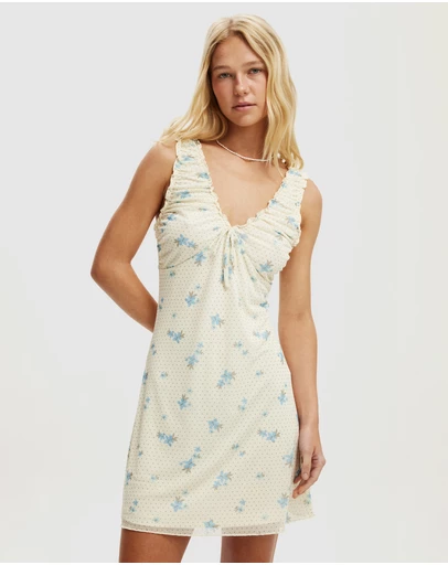 Cotton On - Jenna V Neck Mini Dress