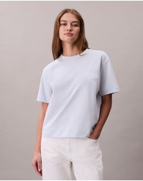 Calvin Klein Jeans - Embroidered Logo Graphic Boxy T-Shirt