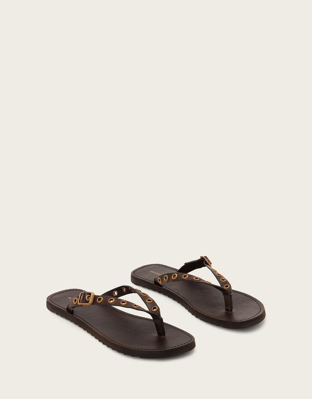 AllSaints - Sydney Eyelet Sandals