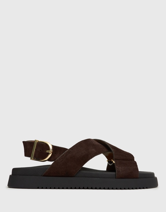 Betts - Myth Crossover Strap Footbed Sandals