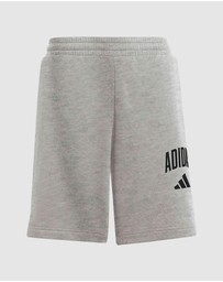 adidas Sportswear - Seasonals Collegiate Typography Shorts - Kids-Teens
