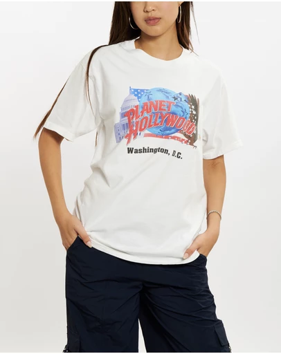 Vintage by The Real Deal - Pre Loved - 90s Planet Hollywood 'Washington, D.C.' Tee