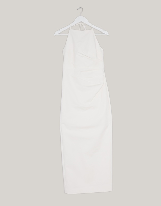 Revibe - Repaired Shona Joy Lani High Neck Halter Maxi Dress - AU 8