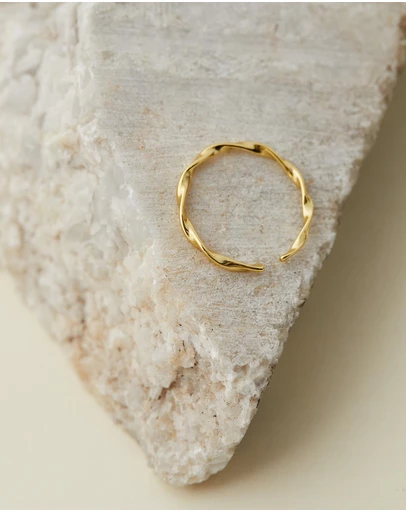Native Sol - Stacking Twist Ring