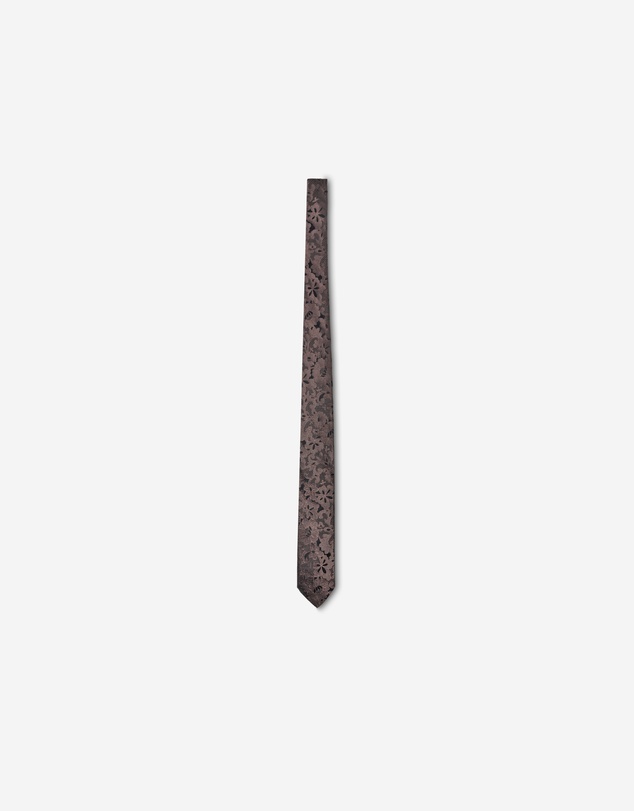 Calibre - Botanique Jacquard Tie Dark Chocolate