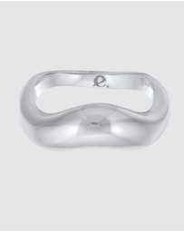 Elli Jewelry - Ring Wave Design 925 Sterling Silver