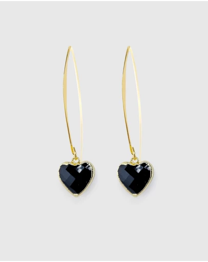 Miz Casa and Co - Hazel Heart Hook Earrings