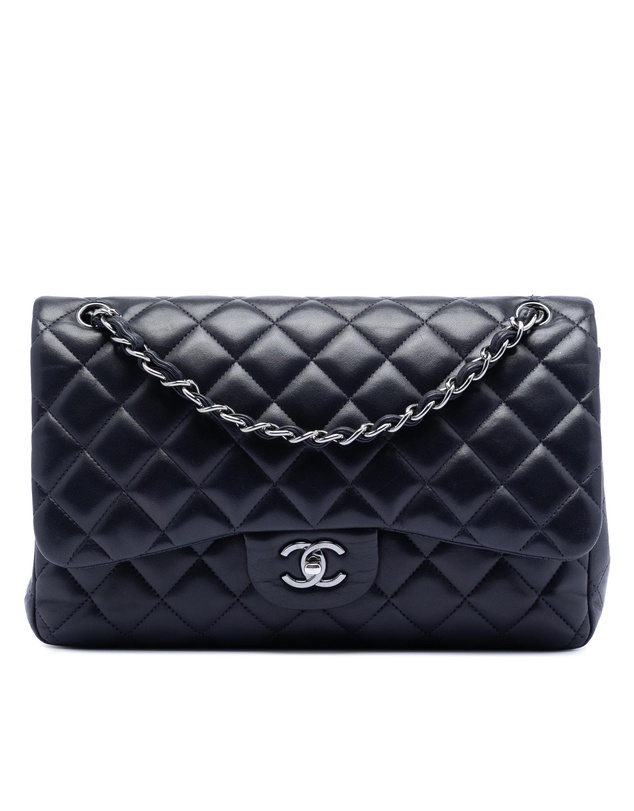Pre-Loved by Azura Reborn - Pre-Loved Jumbo Classic Lambskin Double Flap