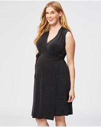 Cake Maternity - Malt Nursing Wrap Dress