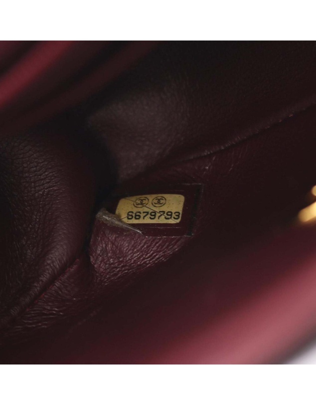Pre-Loved by Azura Reborn - Pre-Loved Mini Square Classic Lambskin Single Flap