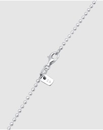 Kuzzoi - ICONIC EXCLUSIVE - Necklace Compass Ball Chain in 925 Sterling Silver