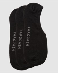 Tarocash - Bamboo 3 Pk Invisible Sock