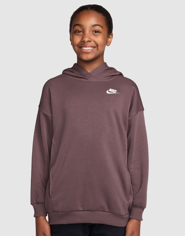 Nike - Club Fleece Oversized Pullover Hoodie - Babies-Teens