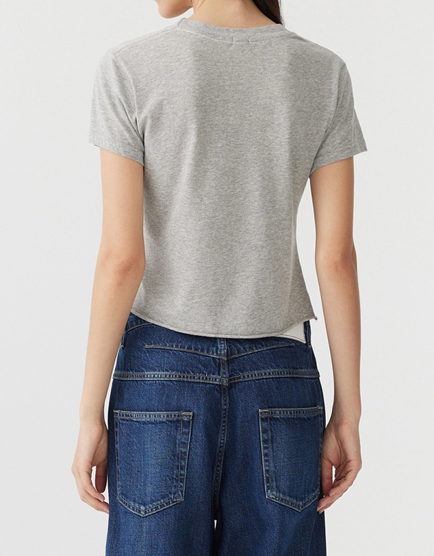 Bassike - Raw Edge Baby T-Shirt