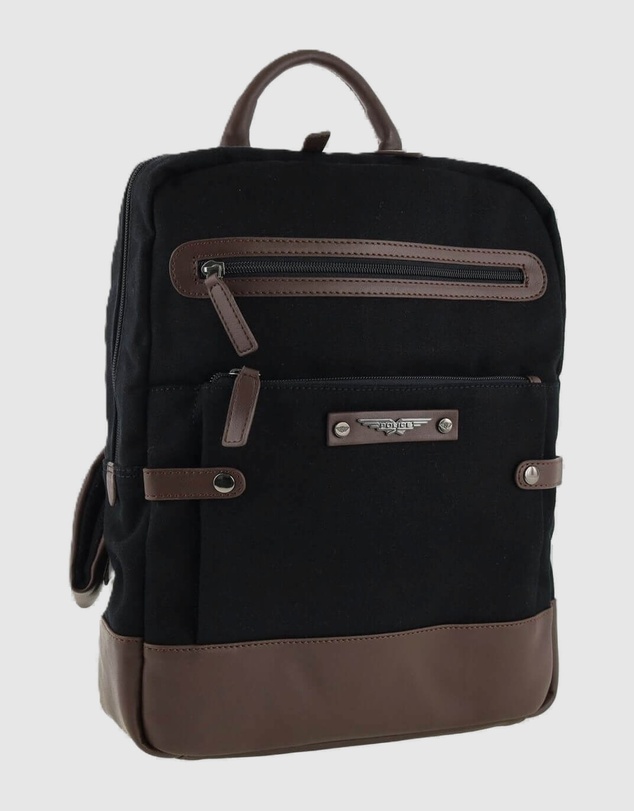 Police - Wings Canvas Backpack with Laptop Sleeve
