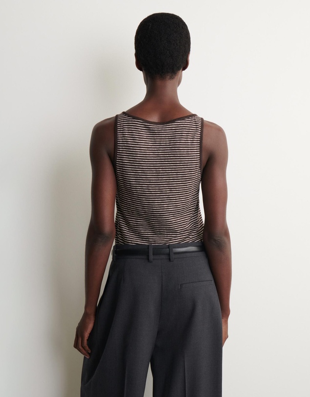 COS - Linen-Jersey Tank Top