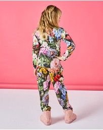 Kip&Co - Cottage Garden Eden Kids Organic Cotton Long Sleeve Top and Pants Pyjama Set - Babies-Teens