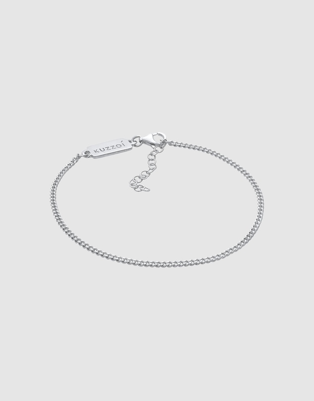 Kuzzoi - ICONIC EXCLUSIVE - Classic Curb Chain Bracelet in 925 Sterling Silver