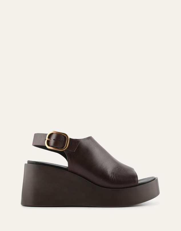 Jo Mercer - Cherry Mid Wedge Sandals