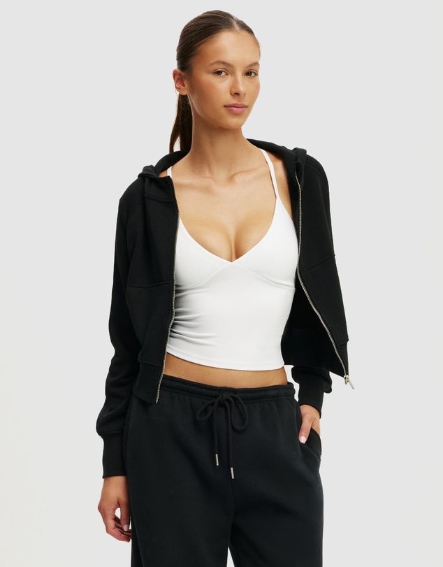 Cotton On Body Active - Raglan Zip Through Hoodie