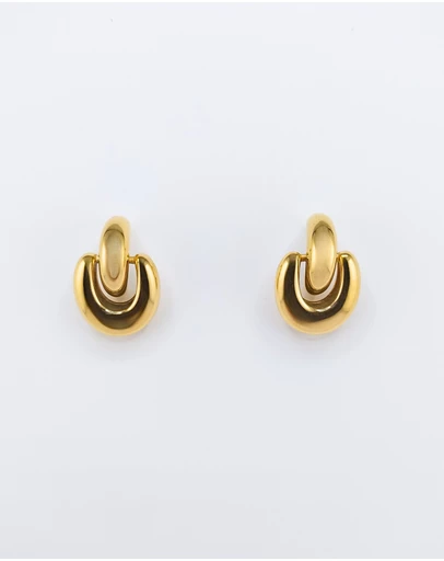 Izoa - Nina Drop Stud Earrings
