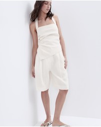 UNISON - Linen Halter Top