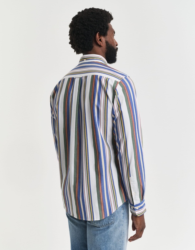 Gant - Regular Fit Multi Striped Classic Poplin Shirt