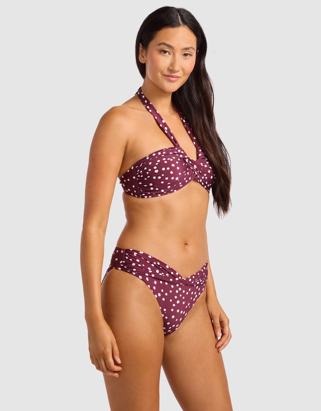 Seafolly - Dolce Dot Twist Band Mini Hipster Bikini Bottom