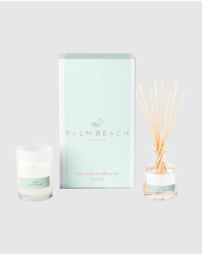 Palm Beach Collection - Sea Salt Mini Candle & Diffuser Gift Pack