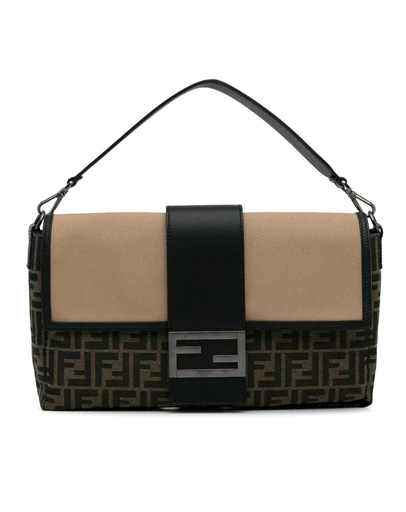 Pre-Loved by Azura Reborn - Pre-Loved Large Zucca Canvas Convertible Belt Baguette