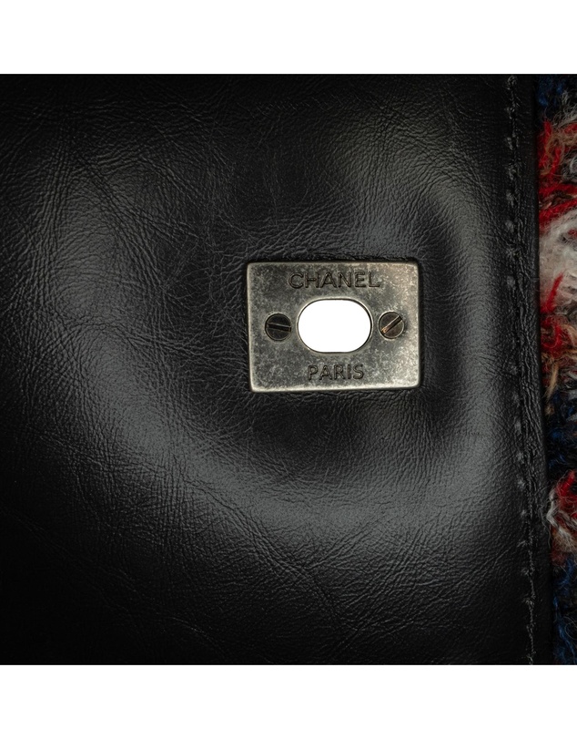 Pre-Loved by Azura Reborn - Pre-Loved Chanel Shearling Tweed Crossbody Bag