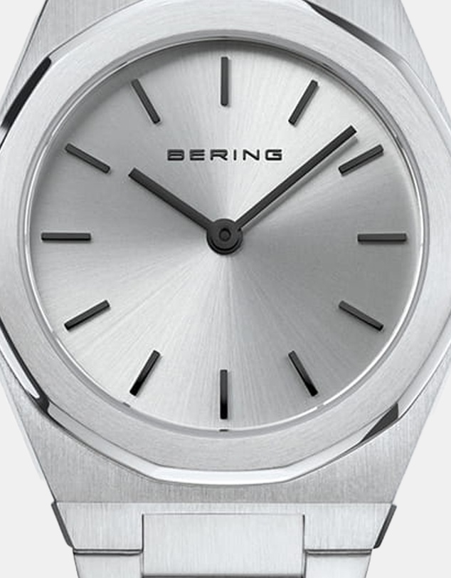 Bering - Ladies Classic Polished 32mm Silver Strap Watch