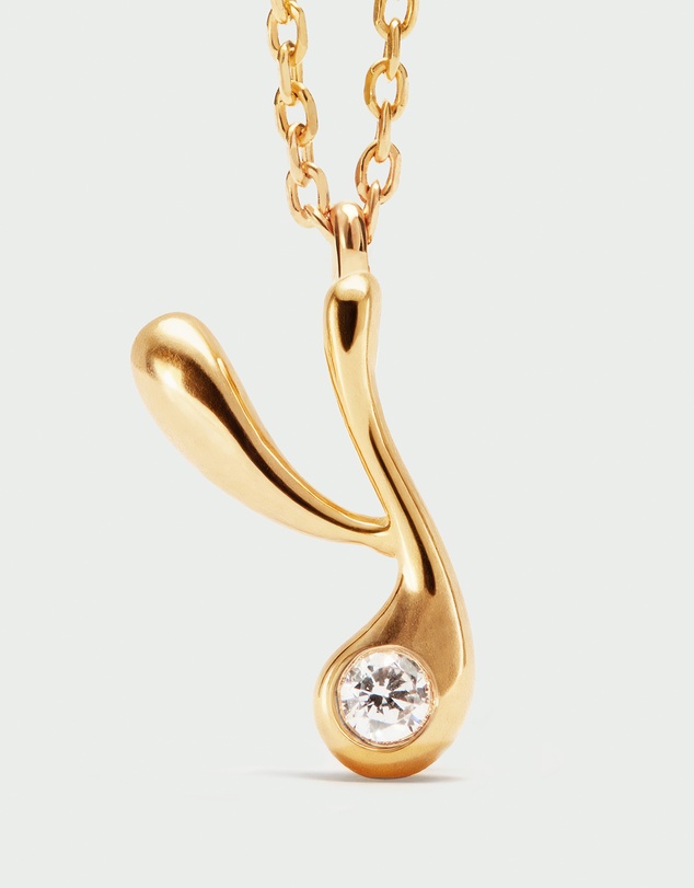 PDPAOLA - Initial 2026 Y Pendant Necklace