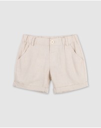 Designer Kidz - Finley Linen Shorts