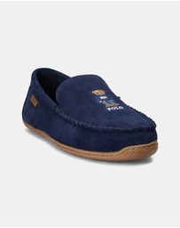 Polo Ralph Lauren - Brenan Polo Bear Suede Slippers